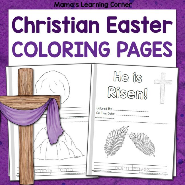 Christian Easter Coloring Pages - Mamas Learning Corner Christian Easter Coloring Pages
