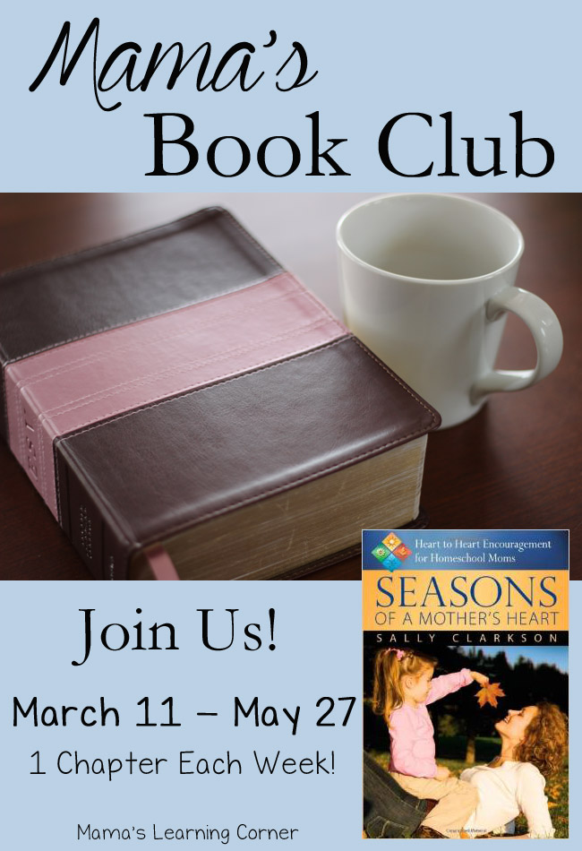Seasons of a Mother's Heart Book Club at Mama's Learning Corner - Mamas Learning Corner Seasons of a Mother's Heart Book Club at Mama's Learning Corner