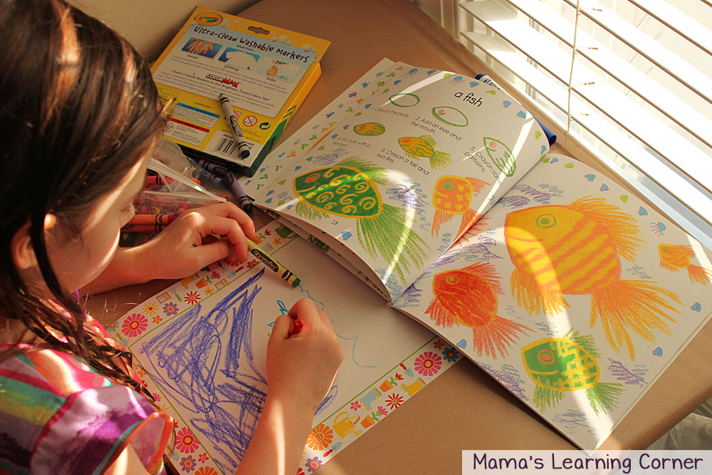 Activity Baskets for Kids: I Can Draw Animals Ocean
