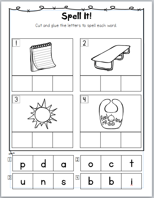 Kindergarten Reading and Phonics Packet 1 - Mamas Learning ...