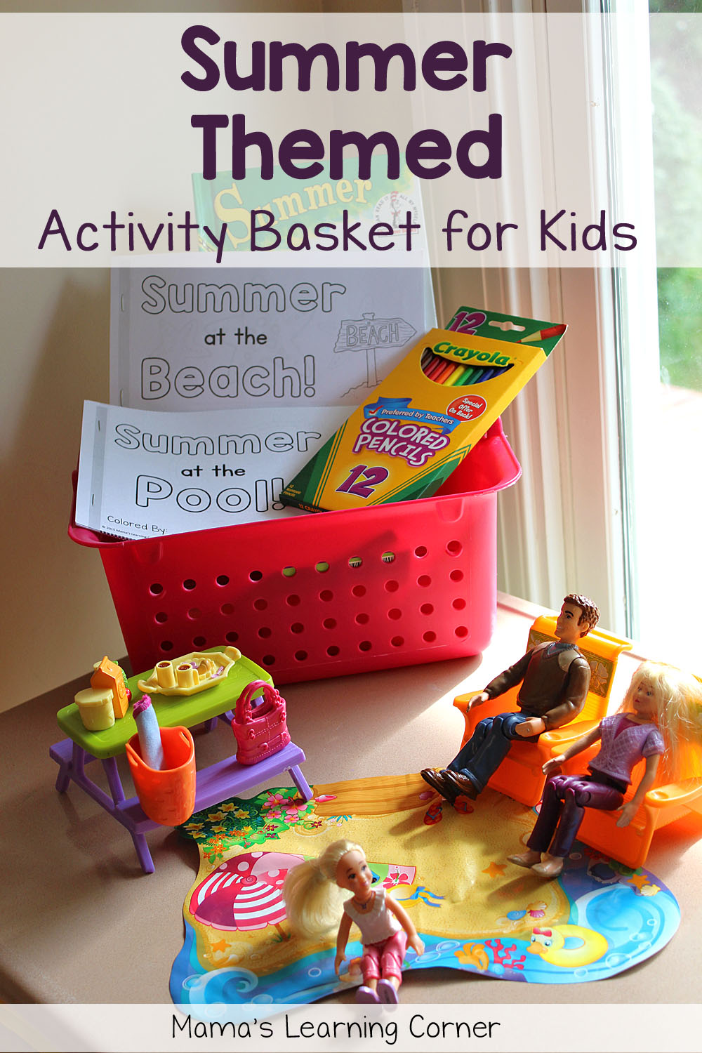 Activity Basket for Kids: Summer Themed