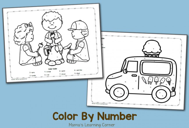 Color By Number July Freebie