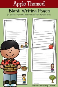 Apple Blank Writing Pages