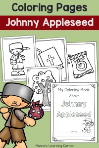 Johnny Appleseed Coloring Pages