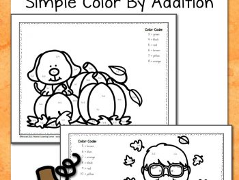 Color By Number Worksheets October