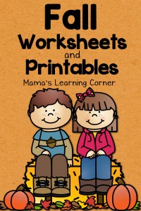 Fall Worksheets and Printables