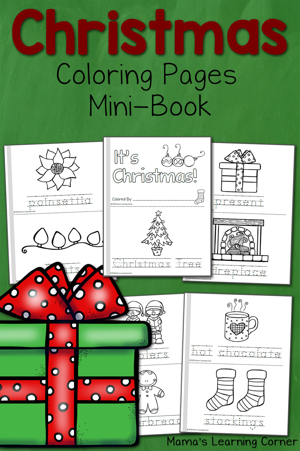 Christmas Coloring Pages Mamas Learning Corner