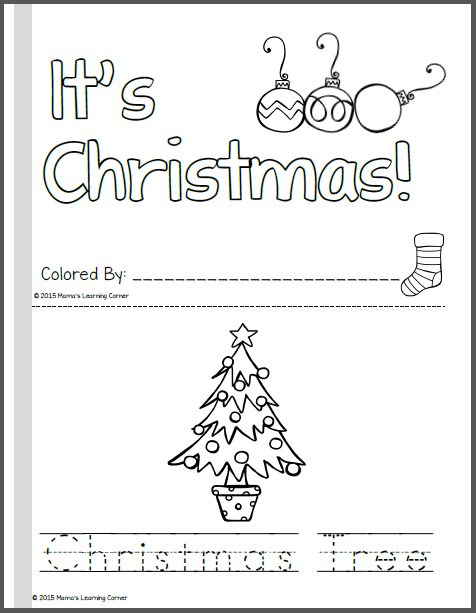 Christmas Coloring Pages - Mamas Learning Corner