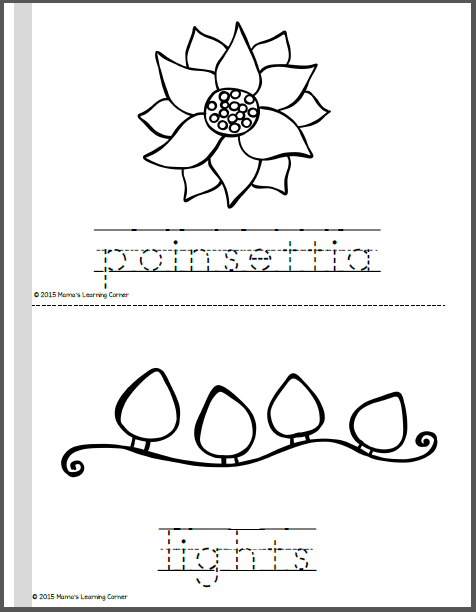Christmas Coloring Pages - Mamas Learning Corner