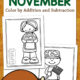 Free November Color by Number Worksheets - Mamas Learning Corner Free November Color by Number Worksheets