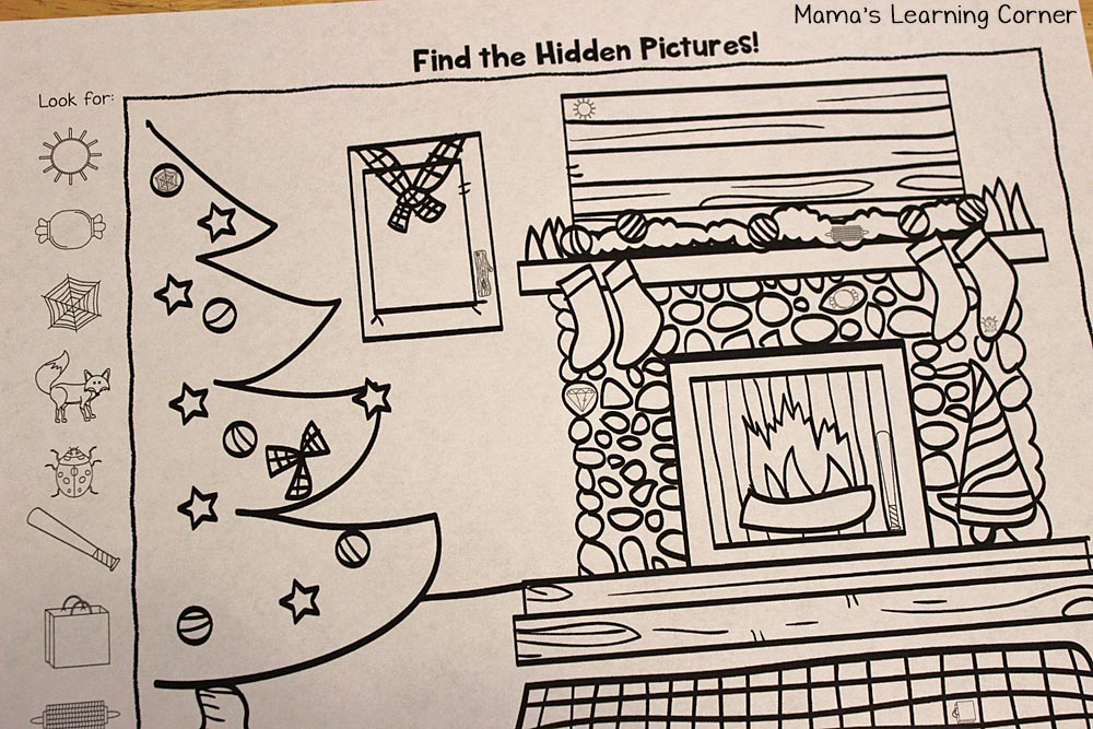 Christmas Hidden Picture Printable