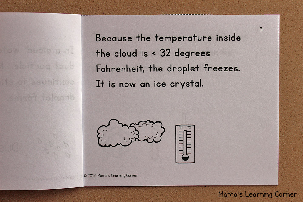 Snowflake Life Cycle Worksheets - Mamas Learning Corner
