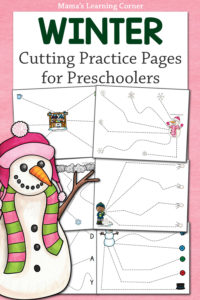 Winter Cutting Practice Pages