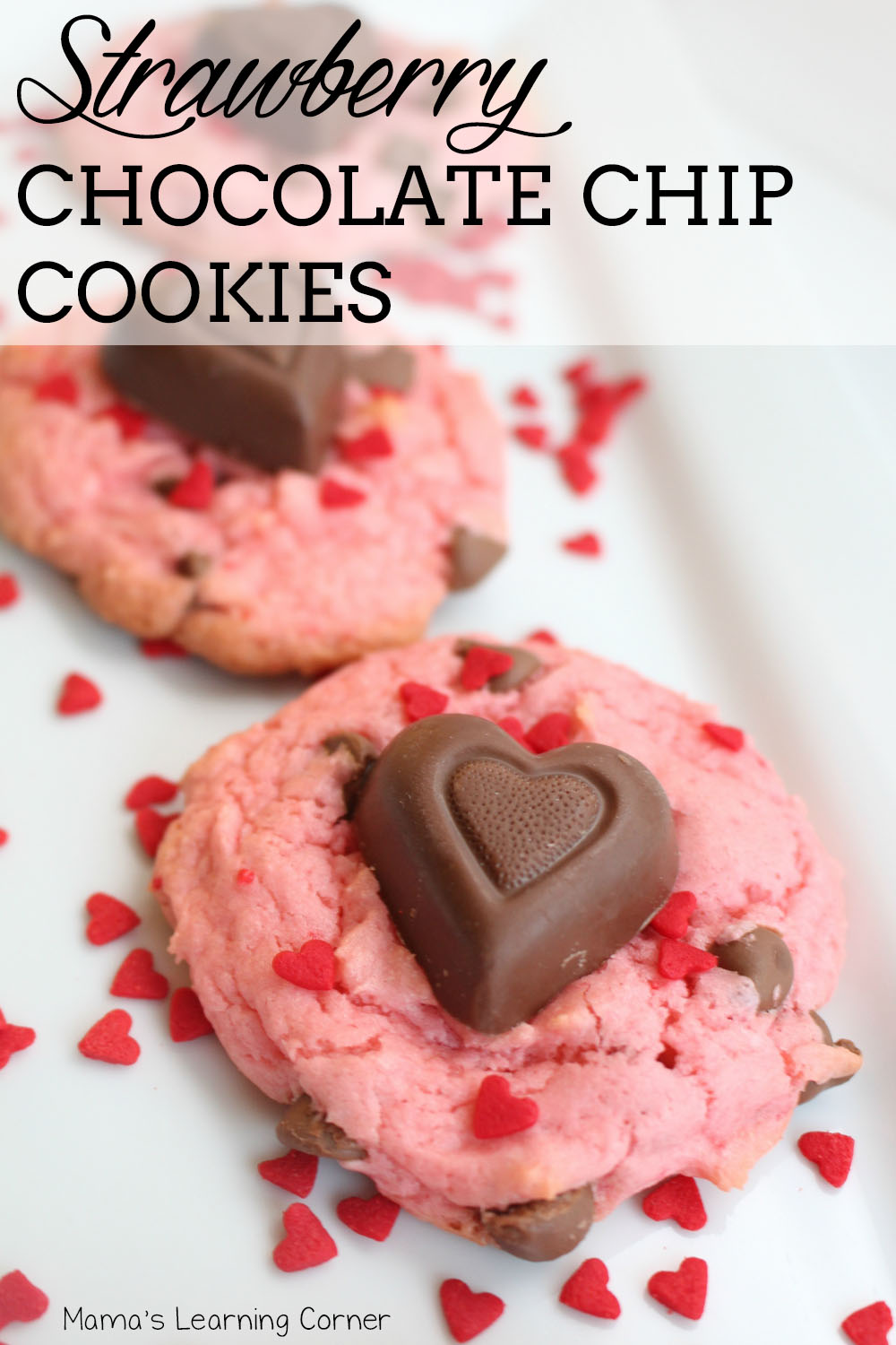 Strawberry Chocolate Chip Cookies