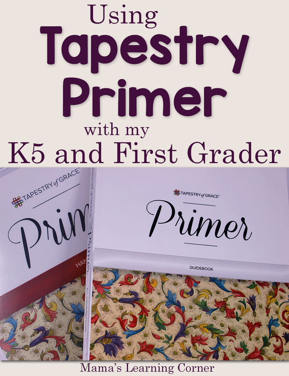 Using Tapestry of Grace Primer with My K5 and First Grader