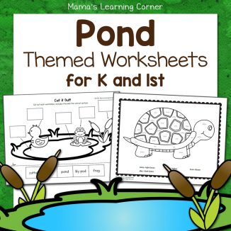 Down At The Pond Worksheet Packet For Kindergarten And First Grade Mamas Learning Corner Down At The Pond Worksheet Packet For Kindergarten And First Grade Mamas Learning Corner