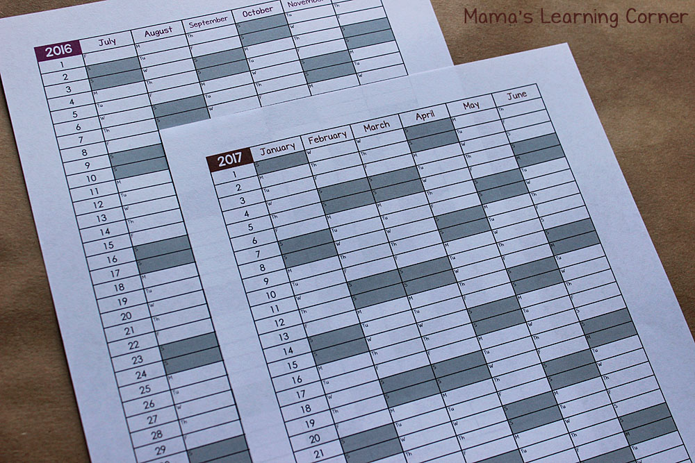 simple homeschool attendance record 2016 2017 mamas learning corner homeschool attendance sheet
