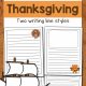 Blank Thanksgiving Writing Pages - Mamas Learning Corner Blank Thanksgiving Writing Pages