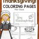 Its Thanksgiving Coloring Pages Revised