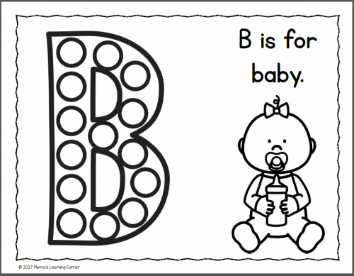 Alphabet Do a Dot Printables - Mamas Learning Corner