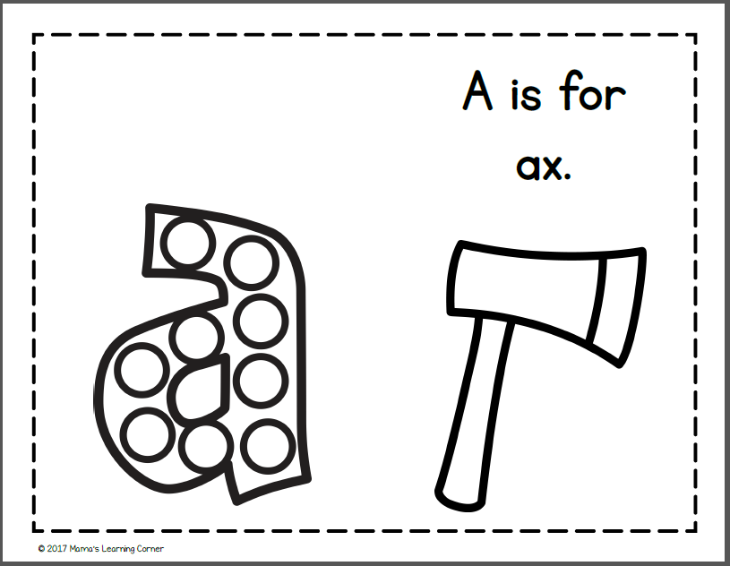 Alphabet Do A Dot Printables Mamas Learning Corner Alphabet Do A Dot Printables Mamas Learning Corner