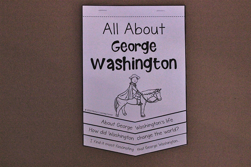 George Washington flip book