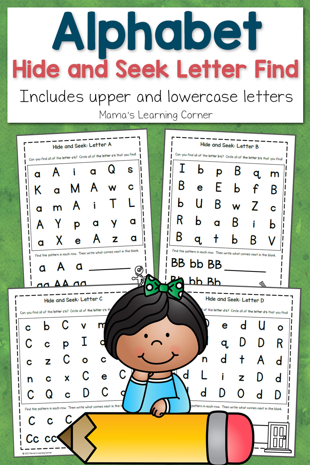 Hide and Seek Letter Find ABCs