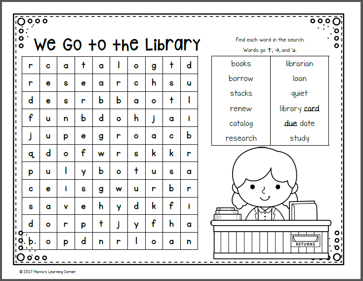 April Word Search Packet