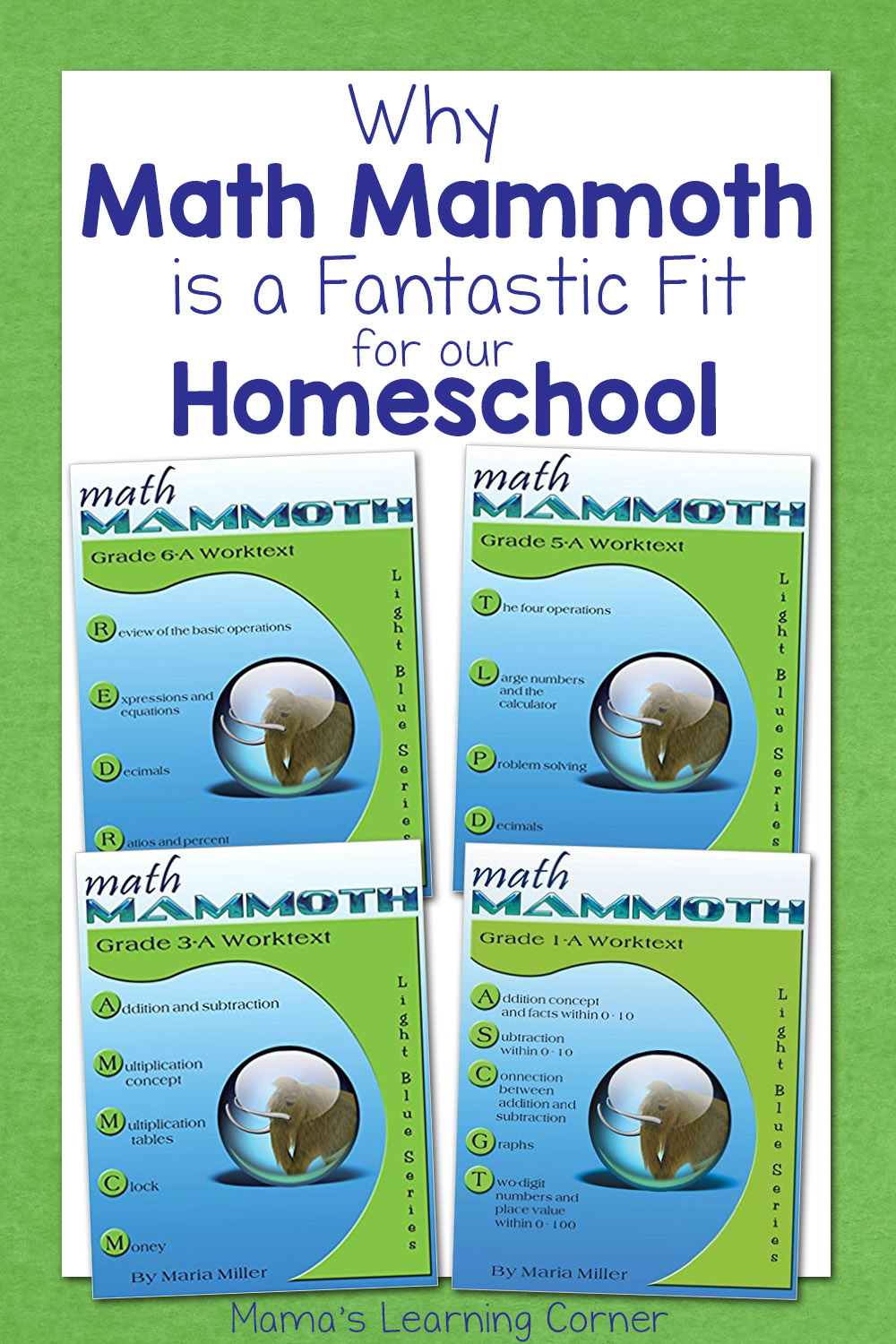 Why Math Mammoth is a Fantastic Fit for Our Homeschool