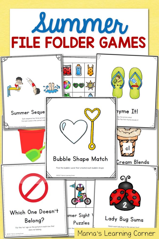Make a Wish ABC order  literacy Centers File Folder Games PreK 