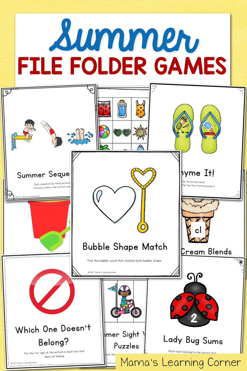 Details about   Birds of a Feather number order math Centers File Folder Games PreK 
