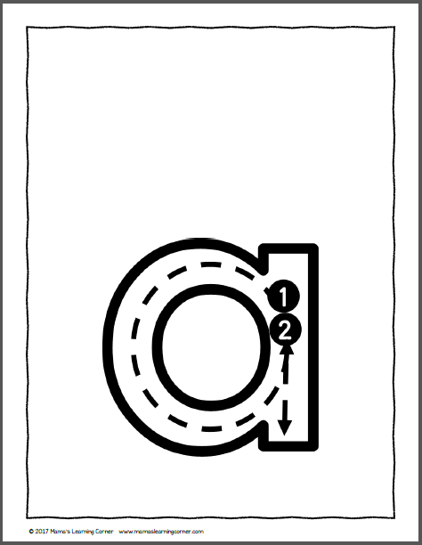 Letter Formation Cards for Preschool and Kindergarten - Mamas Learning Corner Letter Formation Cards for Preschool and Kindergarten