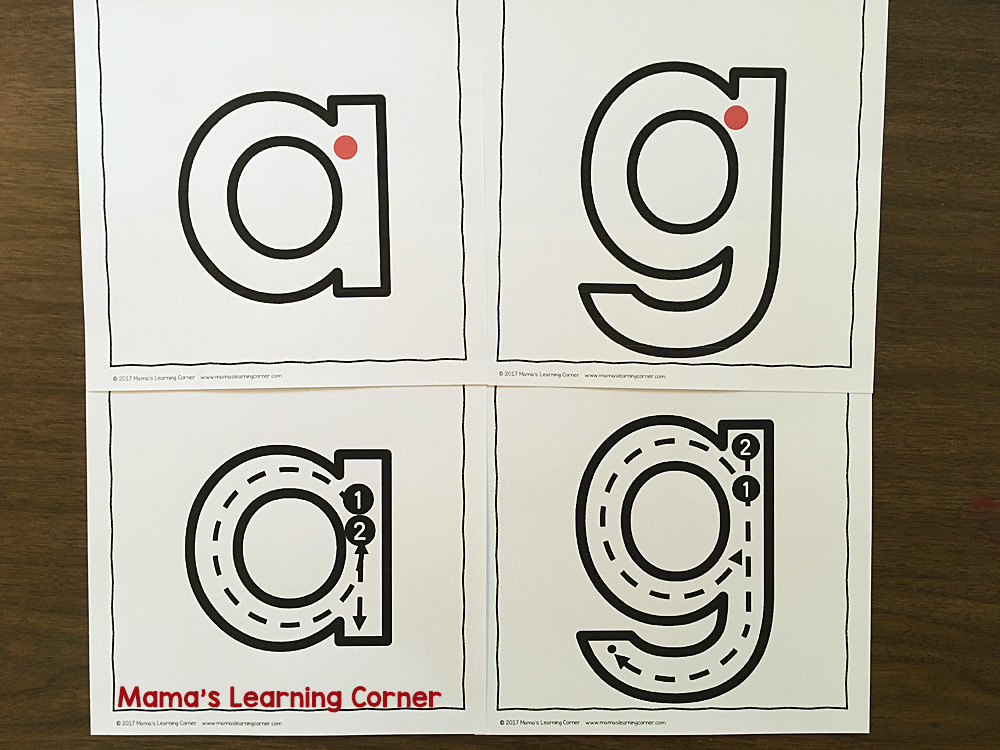 Letter Formation Cards Lowercase