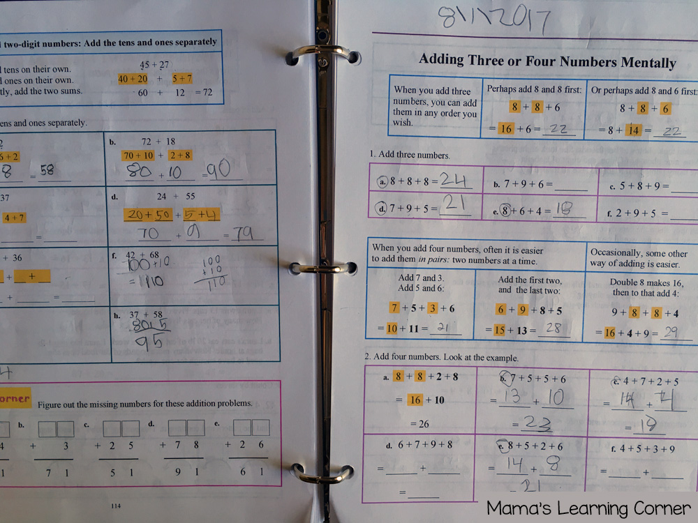 3rd Grade Homeschool Curriculum Math