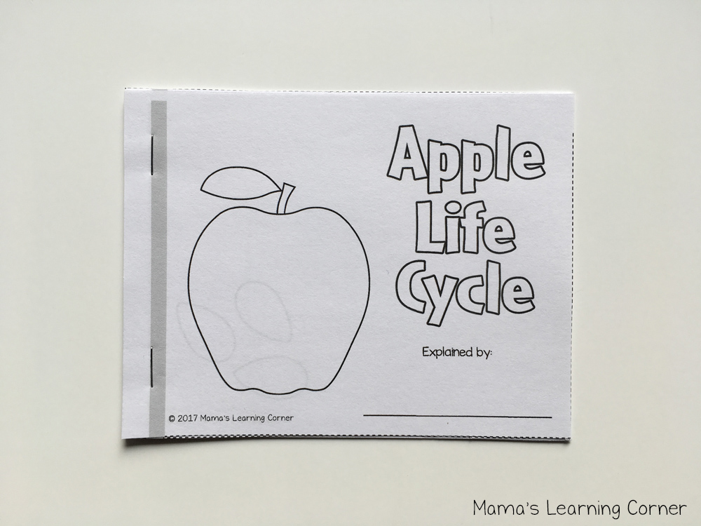 Mini–Livret sur le Cycle de vie de la pomme