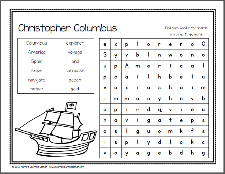 October Word Searches