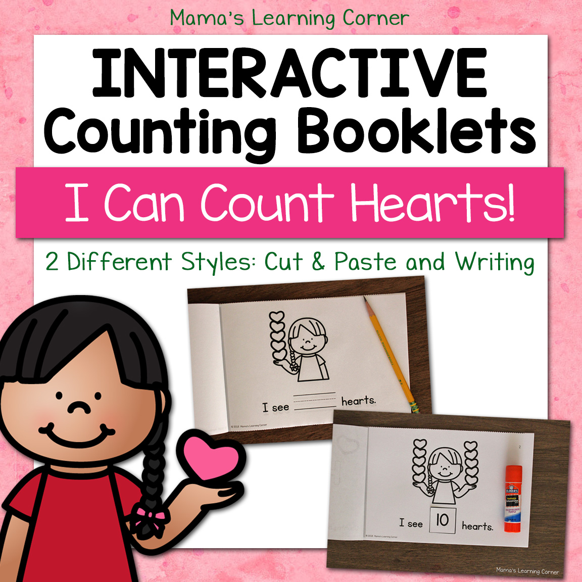 Counting Hearts Booklet - Mamas Learning Corner Counting Hearts Booklet