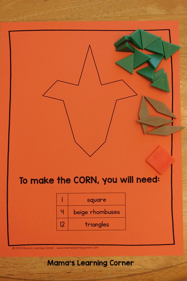 Fall Pattern Block Mats - Mamas Learning Corner Fall Pattern Block Mats