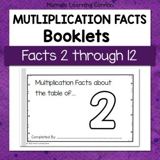 Multiplication Facts Booklets