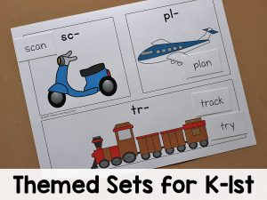 Themed Worksheets K-1st All Access
