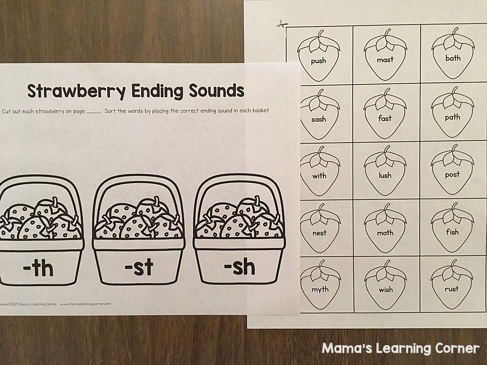 Strawberry Worksheets