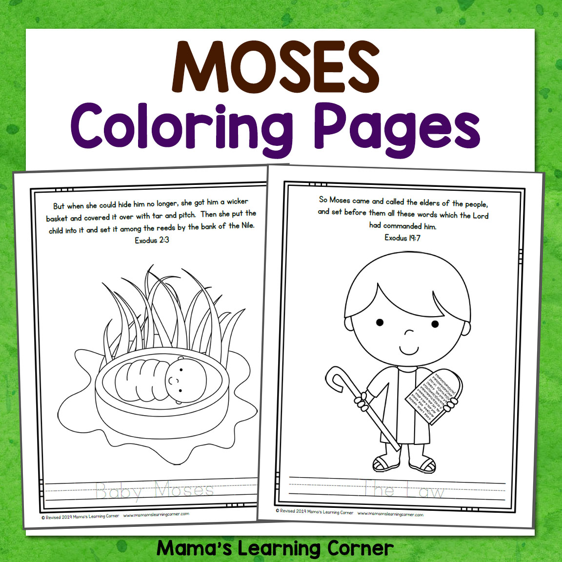 Free Moses Printables Printable World Holiday