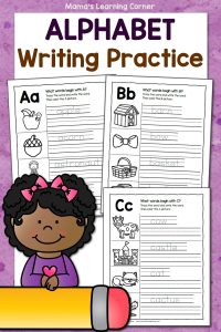 Alphabet Writing Practice Pages