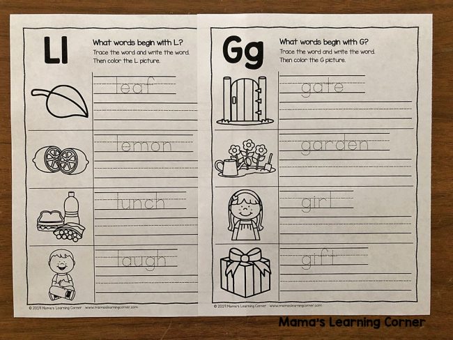 Alphabet Writing Practice Worksheets - Mamas Learning Corner Alphabet Writing Practice Worksheets