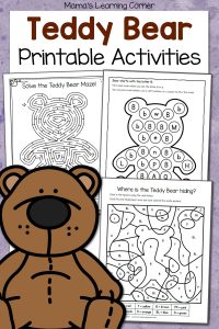 Teddy Bear Activities