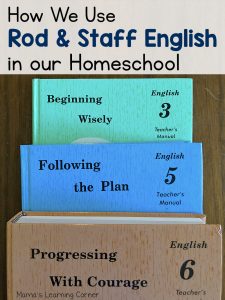 How We Use Rod and Staff English in Our Homeschool