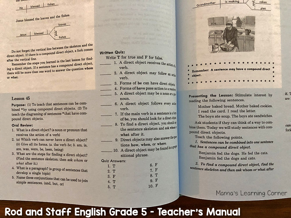 Rod and Staff English Grade 5 Teachers Manual