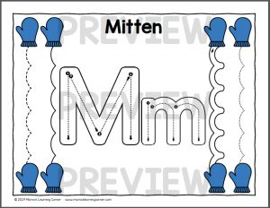 winter tracing worksheets for preschool mamas learning corner