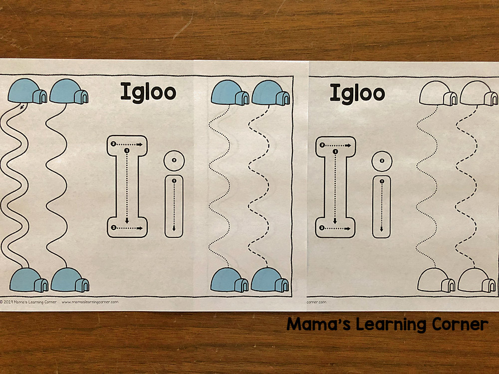 Winter Tracing Worksheets for Preschool - Mamas Learning Corner Winter Tracing Worksheets for Preschool