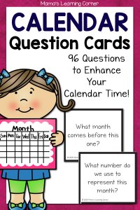 Calendar Question Cards